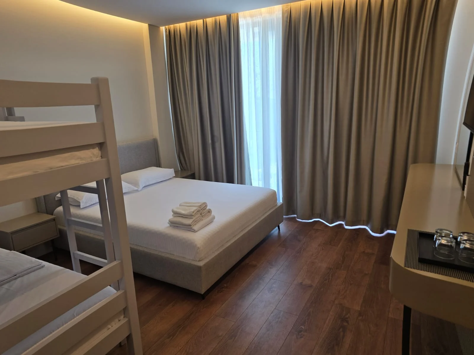 Quadruple room ground floor (with balcony)
